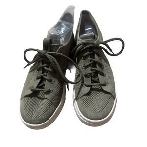Hush Puppies Good Sneaker Mens Casual‎ Fashion Knit Trainers Olive Size 8.5